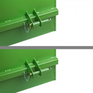 Benne 3 points pour tracteur - dispositif de bascule - 1200 S vert – Image 7