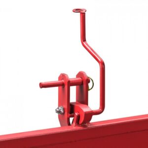 Benne 3 points pour tracteur - dispositif de bascule - 1200 S rouge – Image 5